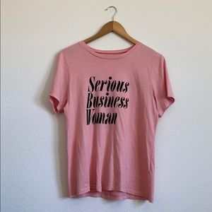 Serious Business Woman Tee